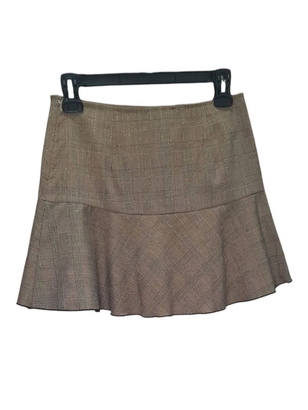 Iz Byer Metallic Thread Accents Drop Waist Mini Skirt - Picture 6 of 6